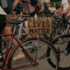 Black Lives Matter protests by bike have become pretty common in New York City. Here, cyclists rode through Brooklyn on June 10, 2020.